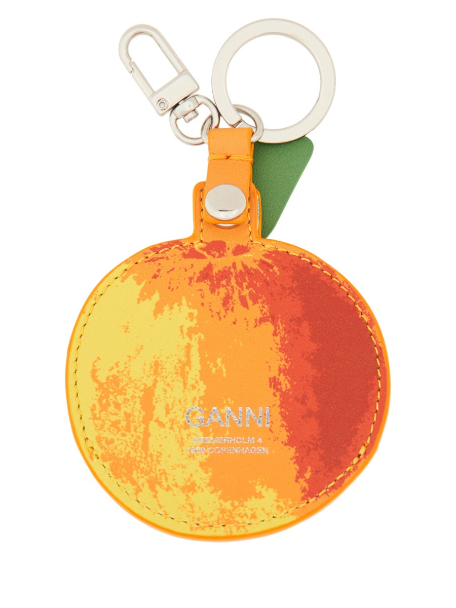 Ganni Women Keychain "Apple"