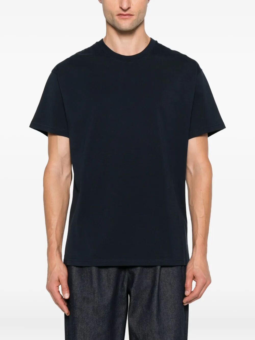 Givenchy Men Cotton T-Shirt With Givenchy Stamp Print