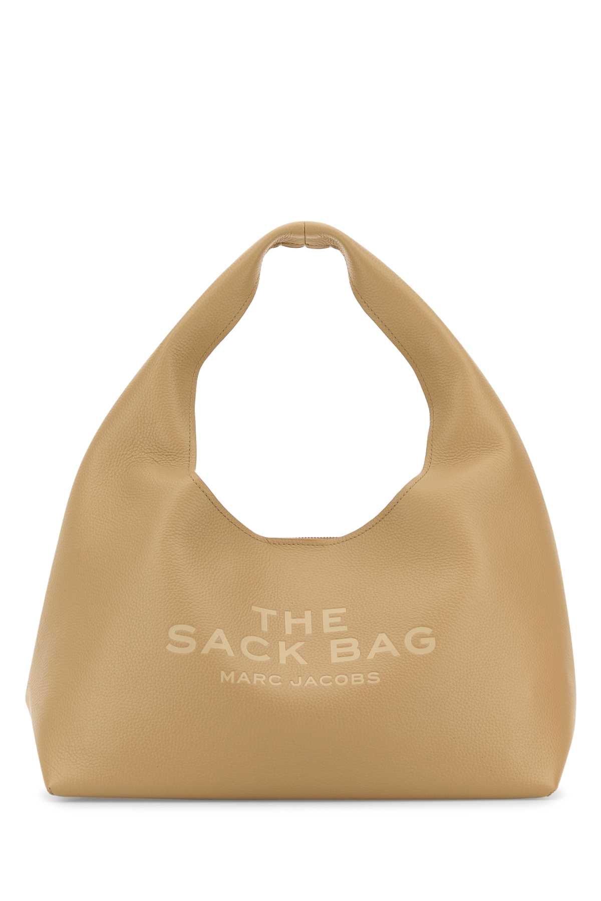 Marc Jacobs Women Beige Leather The Sack Bag Shopping Bag