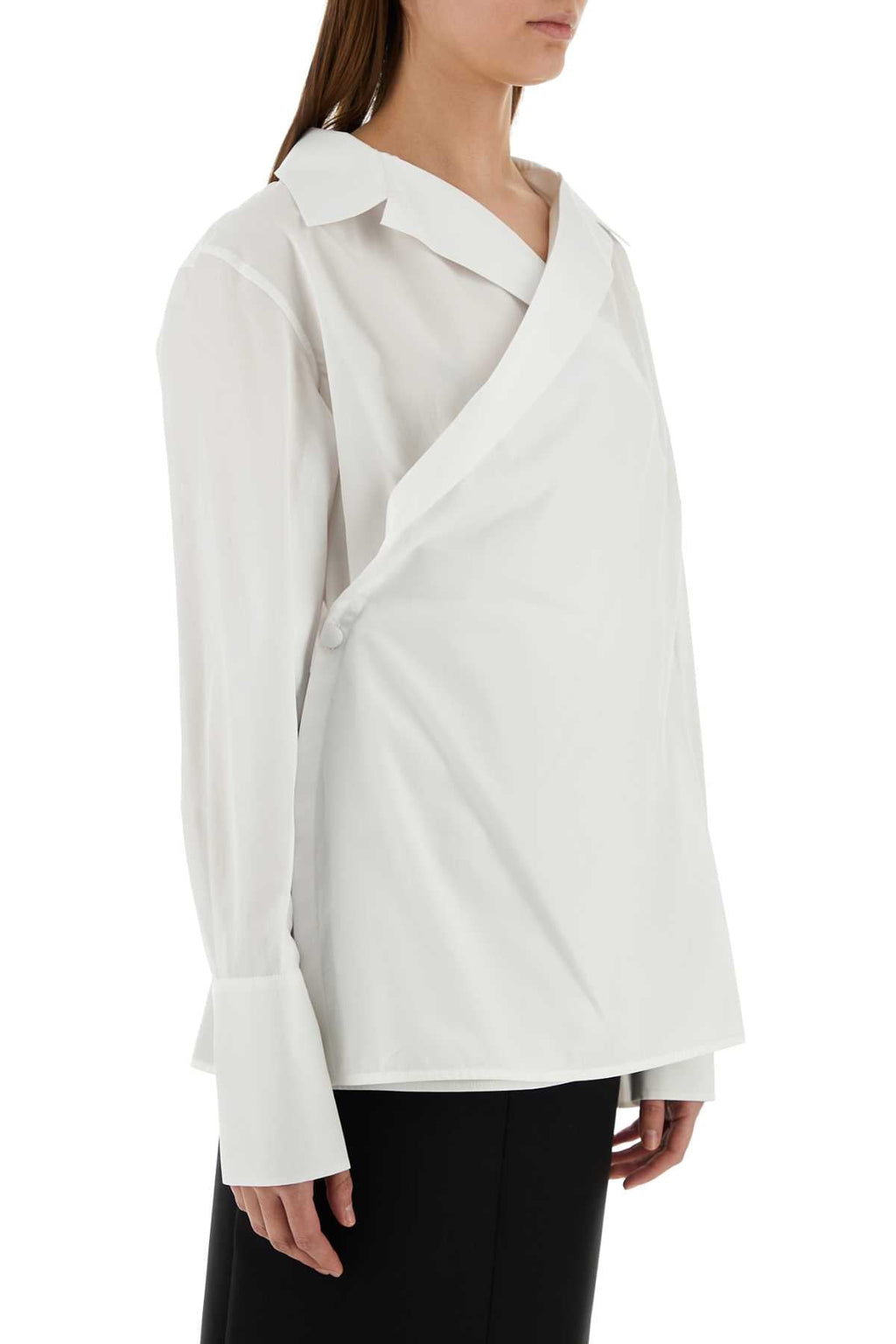 Givenchy Women White Poplin Shirt