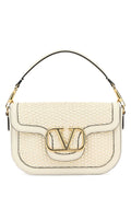 Valentino Garavani Women Ivory Leather Alltime Shoulder Bag
