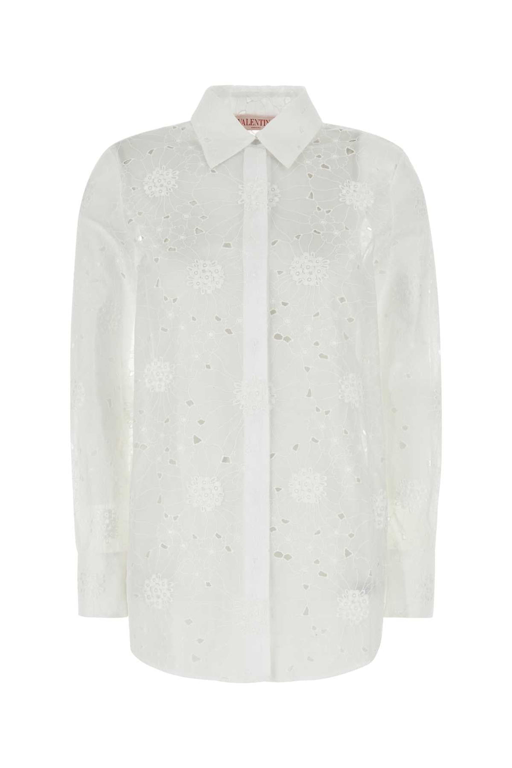 Valentino Garavani Women White Cotton Shirt