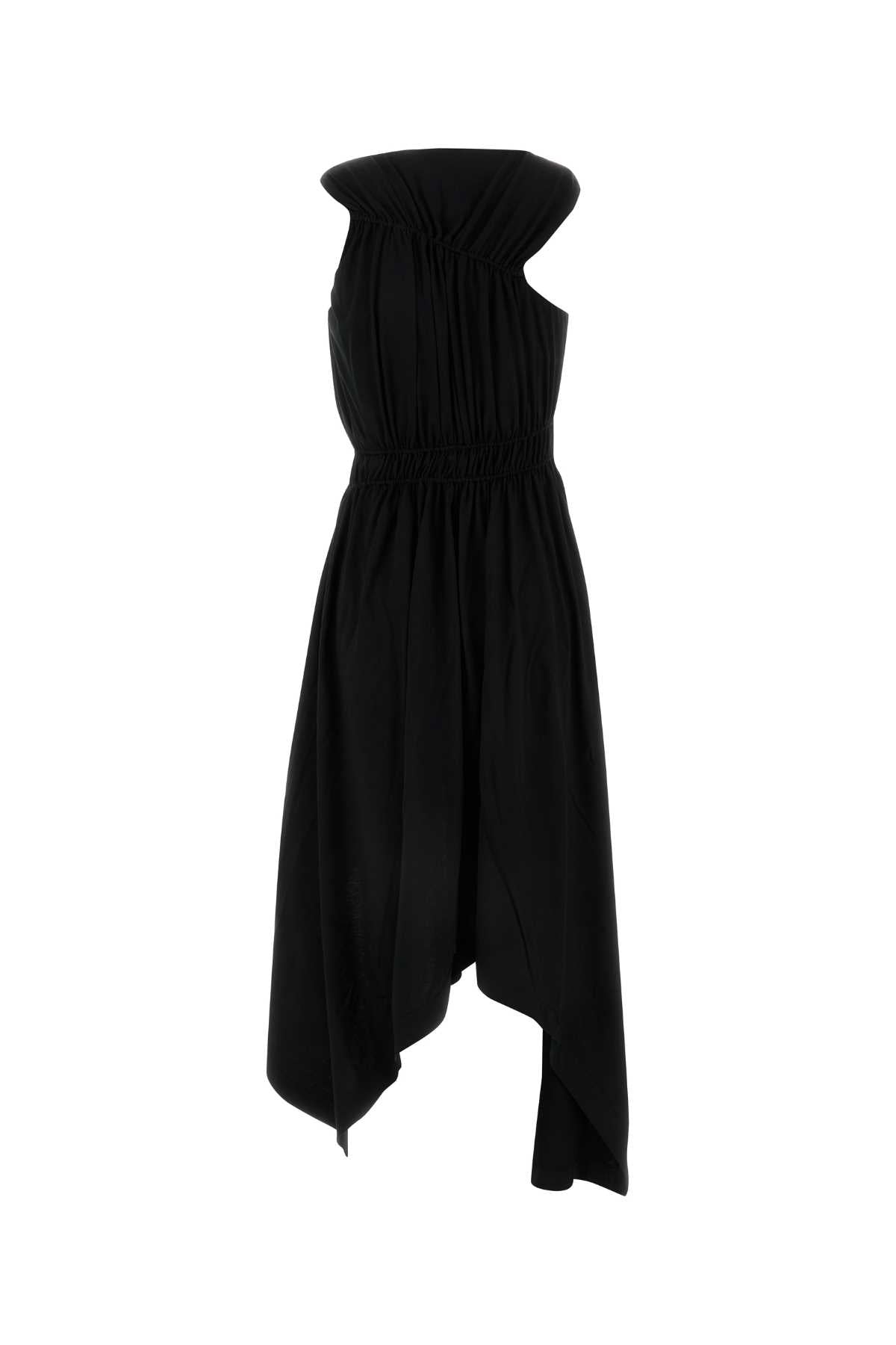 Alexander Mcqueen Women Black Jersey Dress