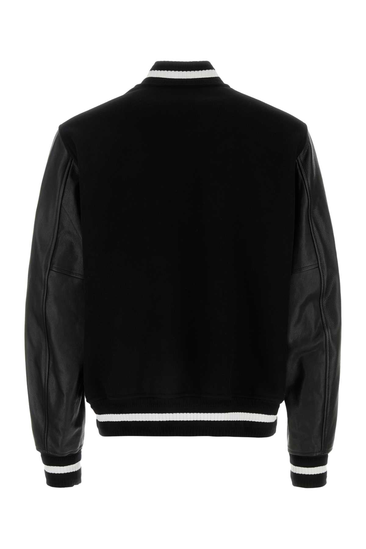 Givenchy Men Black Wool Blend Jacket