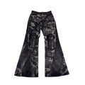 BL MUDCAMO FLARED LEATHER PANT