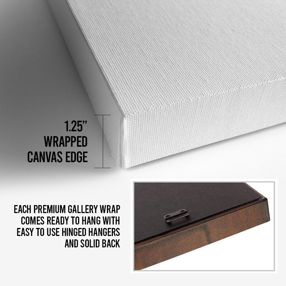 Walk With Jesus In Faith Canvas Wall Art