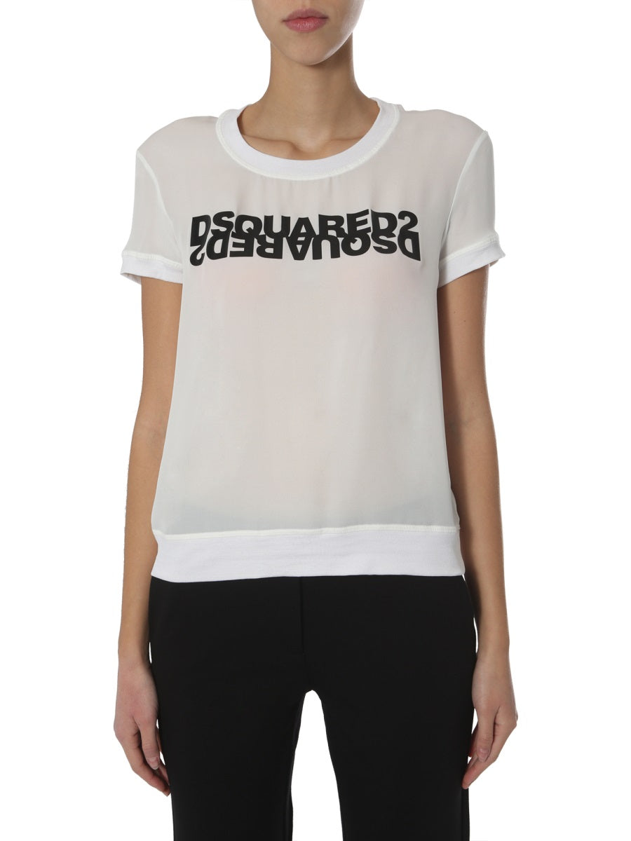 Dsquared2 Women Round Neck T-Shirt