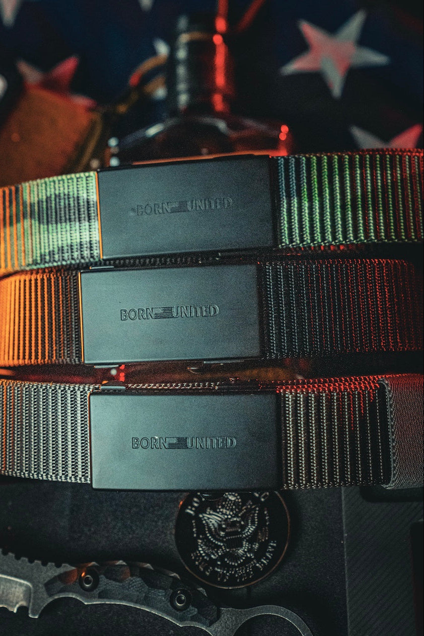 BU Logo Belt - Black