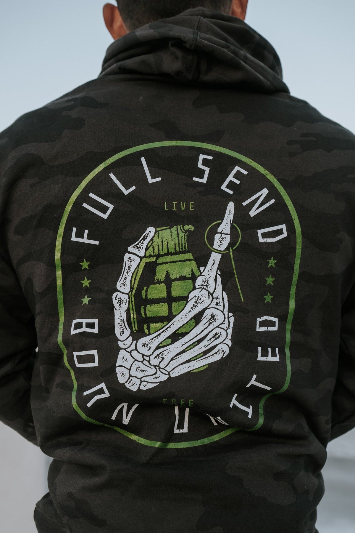 Full Send Camo Hoodie