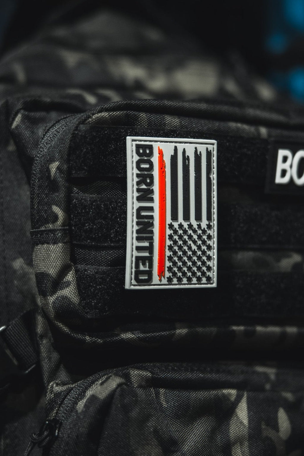 Red Line Flag PVC Patch