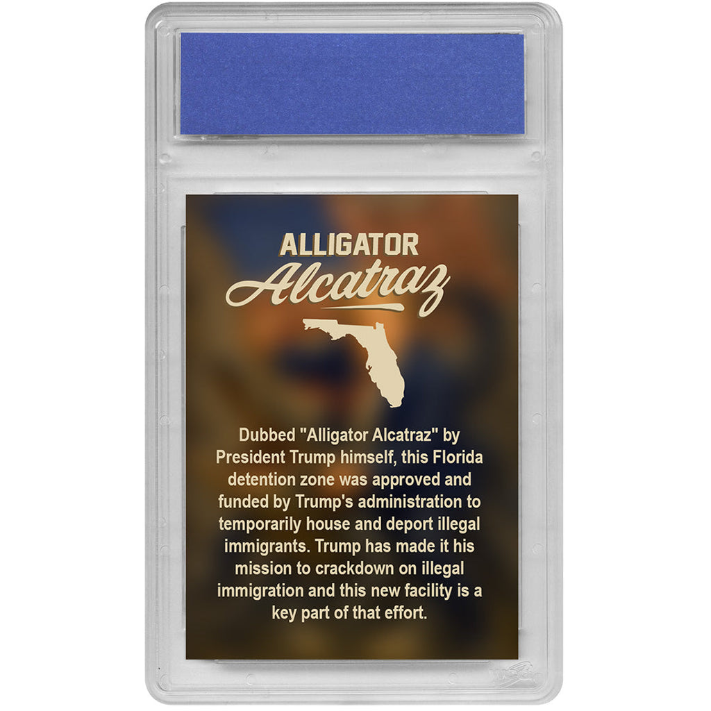 Alligator Alcatraz Collectible Trading Card (Professionally Graded GEM-MT 10)