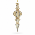 Vintage-Inspired Finial Glass Christmas Ornament