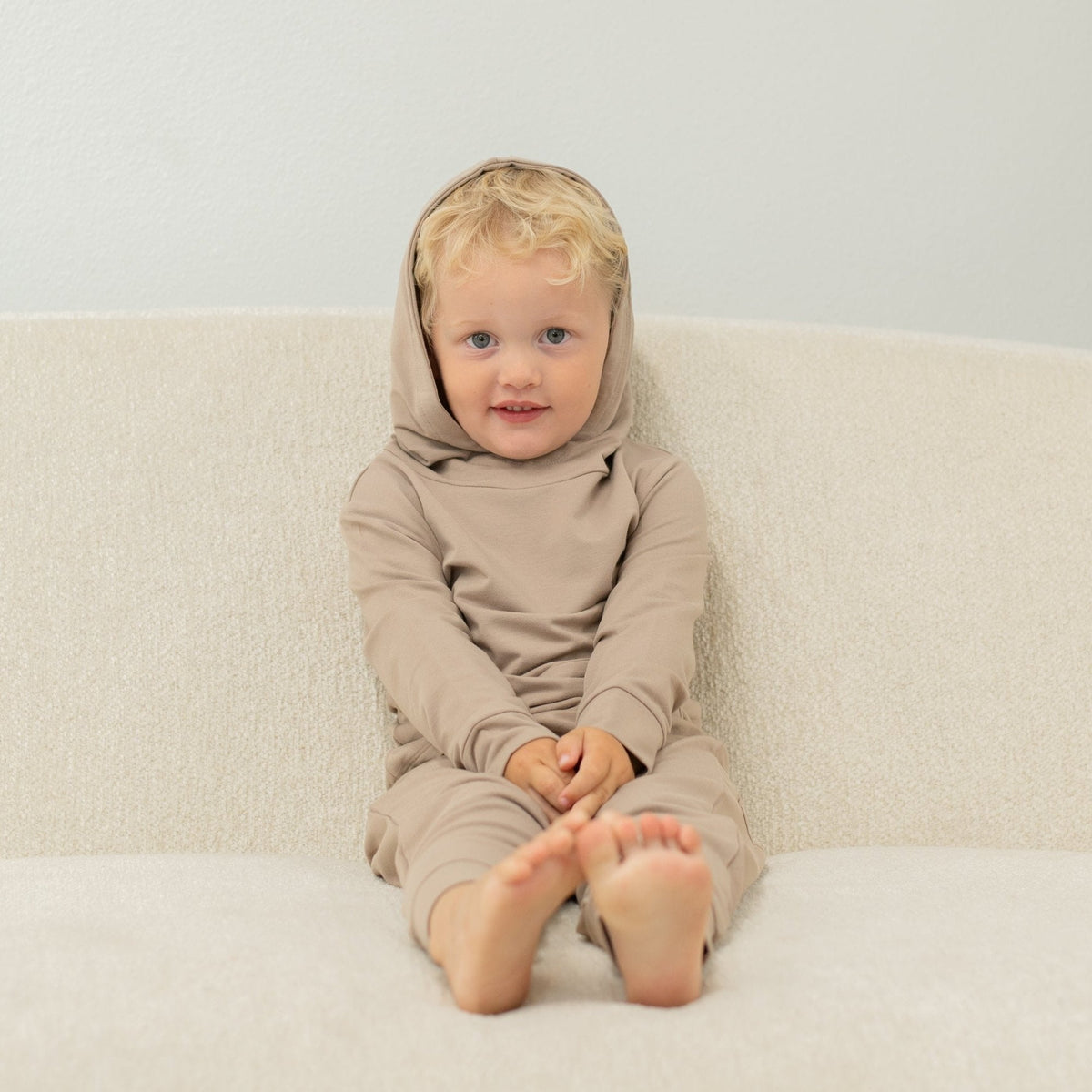 Hooded Jogger Set Just Taupe