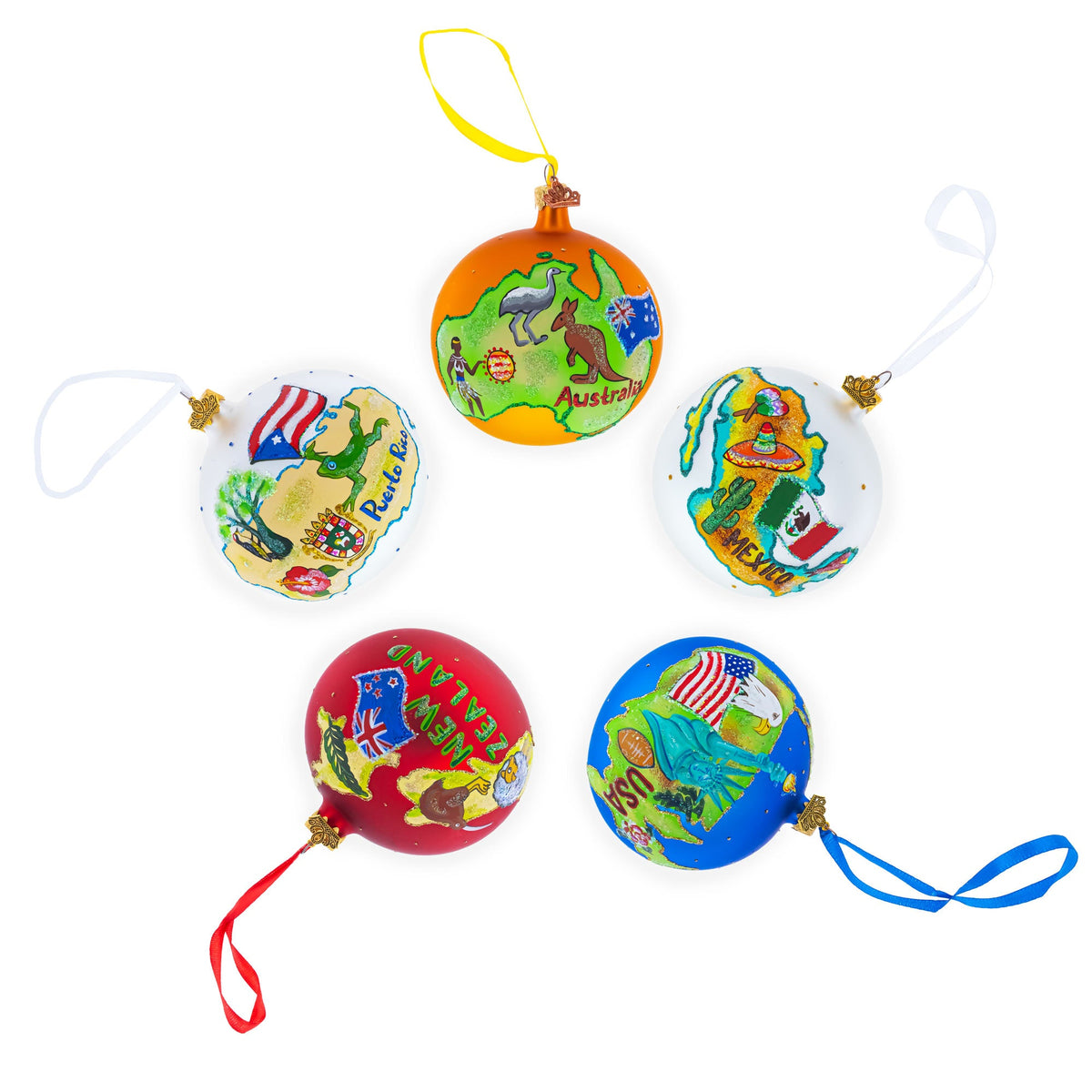 Burj Khalifa, Dubai, United Arab Emirates Glass Ball Christmas Ornament 4 Inches