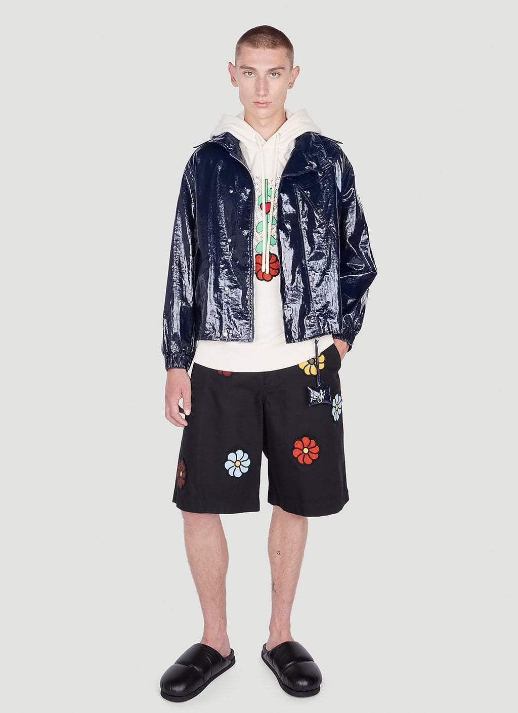1 Moncler Jw Anderson Men Floral Bermuda Shorts