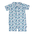 Blue Crabs Polo Romper