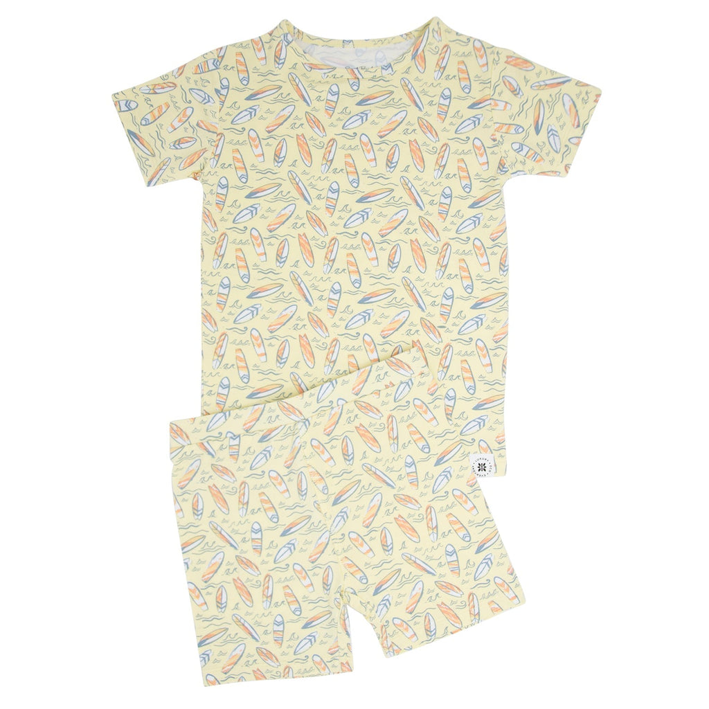 Surfboard Waves Summer Pajama Set
