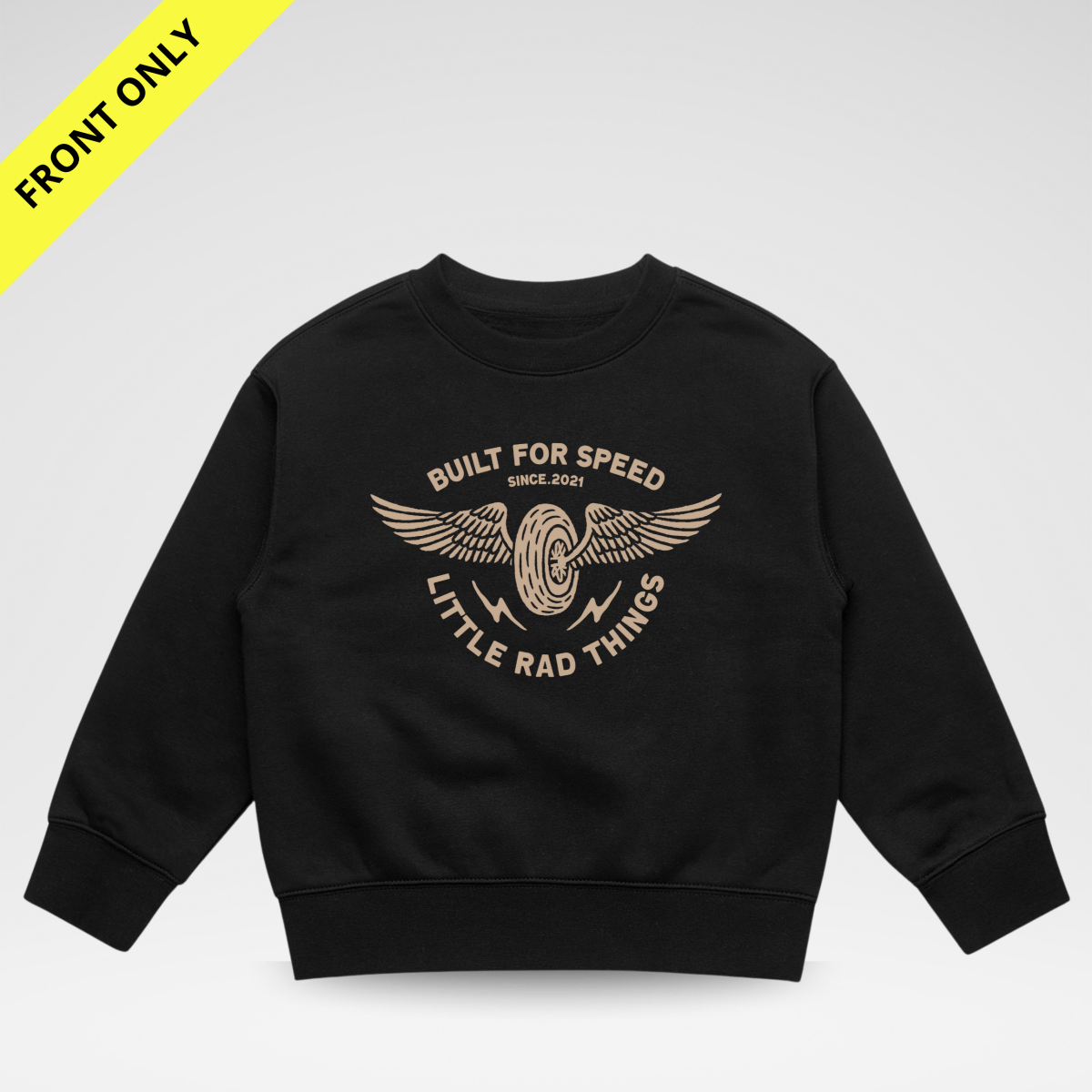 WINGED MECHANIC CREWNECK - FRONT ONLY